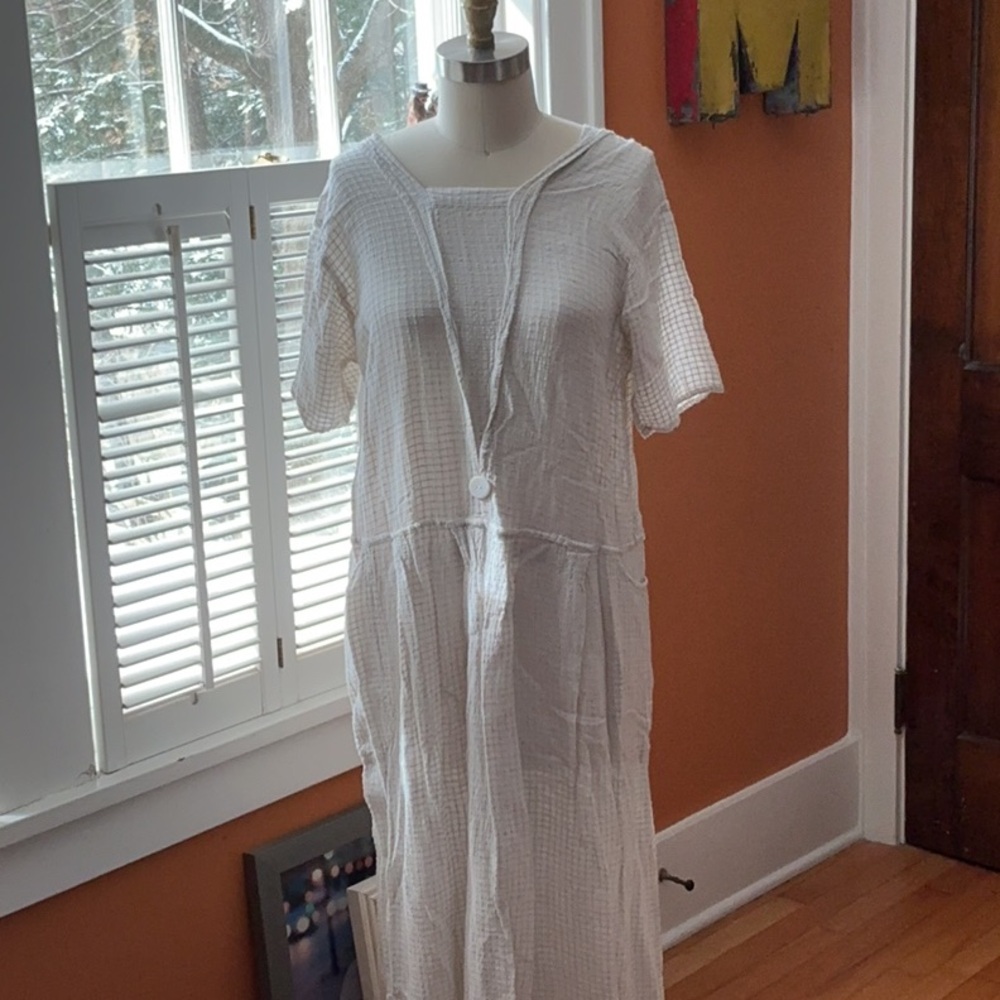Vintage c. 1990s  Textured Maxi Dress